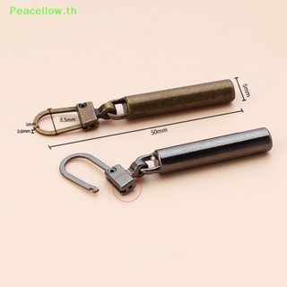 Peacellow อุปกรณ์ดึงซิป โลหะ ถอดออกได้ สําหรับเย็บกระเป๋า แจ็กเก็ต 5 ชิ้น