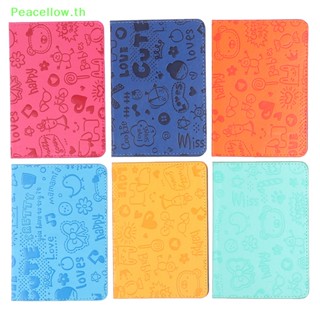 กระเป๋าหนัง PU สีเหลือง สําหรับใส่หนังสือเดินทาง บัตรเครดิต บัตรประชาชน ตั๋วเดินทาง