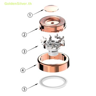 Goldensilver หัวใบมีดกําจัดขนไฟฟ้า แบบเปลี่ยน สําหรับผู้หญิง TH