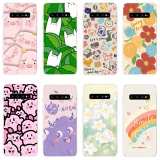 สําหรับ Samsung Galaxy S10 S10e S10 Plus note10 note10 Plus ซิลิโคนนุ่ม TPU เคสโทรศัพท์