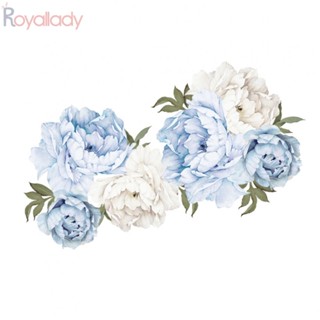 #ROYALLADY#Wall สติกเกอร์ DIY ขนาด 30x90 ซม. สีฟ้า สําหรับตกแต่งบ้าน ห้องนั่งเล่น