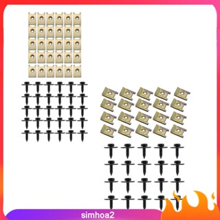 [Simhoa2] สกรูหกเหลี่ยม J98+J260 คลิปโลหะ 1er 20pc J260 20pc J98