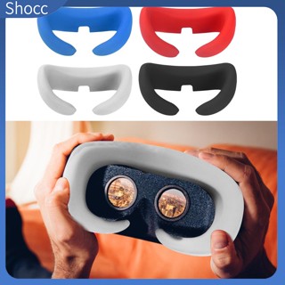 Shocc ฝาครอบอินเตอร์เฟซ VR ซิลิโคน หนา กันเหงื่อ กันรั่วซึม กันแสง สําหรับ Pico Neo 4