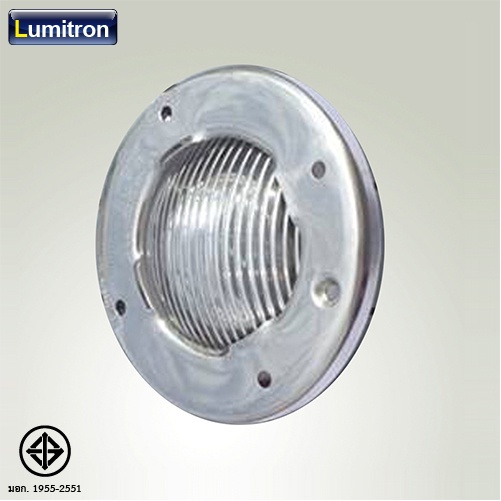 โคมไฟสระว่ายน้ำ#LMUW-22  ก 15ซม. โคมสเตนเลส304 วอร์มไวท์ โคม+หลอด ไม่รวมหม้อแปลง