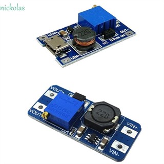 NICKOLAS Booster Module Boost 2A Step-up Board Converter Booster แบตเตอรี่อิเล็กทรอนิกส์ MT3608 โมดูลสเต็ปอัพ