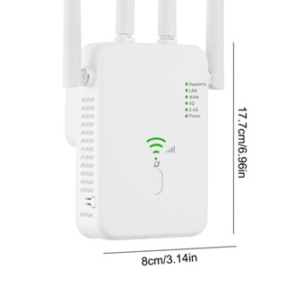 NEW! Wireless Dual-Band Wifi Extender 5G Repeater Router Signal Range Booster UK