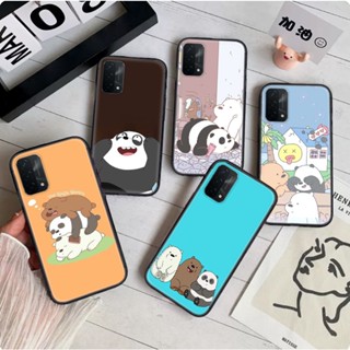 เคสโทรศัพท์มือถือแบบนิ่ม ลาย We Bare Bears C44 สําหรับ OPPO Reno 6 Pro Plus 4Z A92S 6Z 7 R9S A96