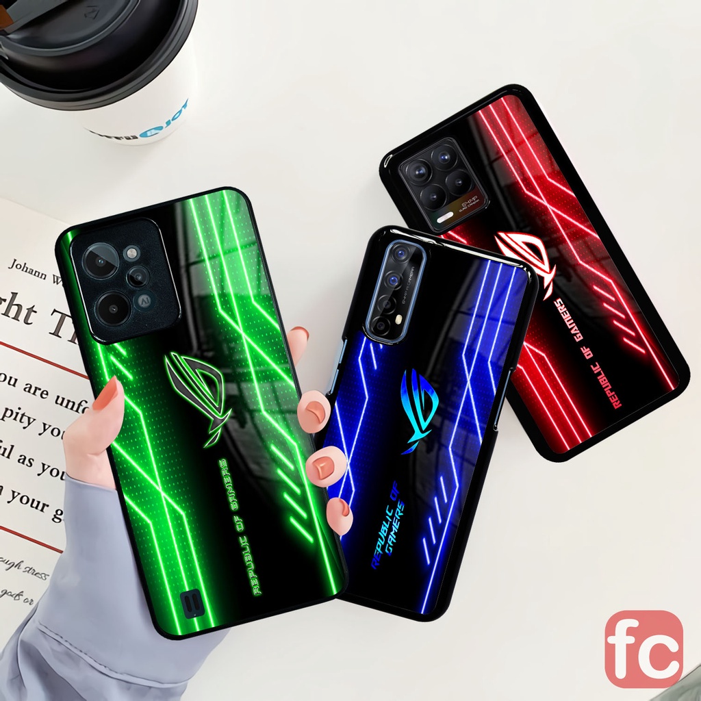 HP [RR27] เคสเคลือบเงา Realme C31 | ค35 | X XT | 7i C17 | 6PRO | 7 | 7มือโปร | 8 | 8Pro | 8i | 9 โปร