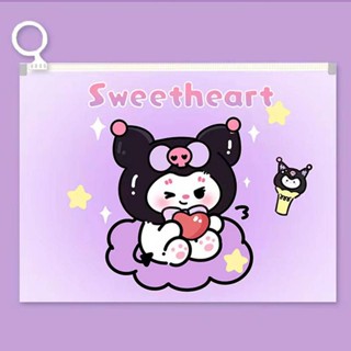 Sanrio ถุงซิปล็อค พลาสติก ขนาด A4 สําหรับใส่เอกสาร 2023