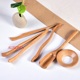 ALISOND1 ที่คีบไม้ไผ่ธรรมชาติ สําหรับชงชา
