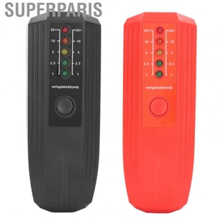 Superparis Electromagnetic Radiation Detector Meter 50/60Hz with Color  Indicator Protable Electromotive Force EMF Tester