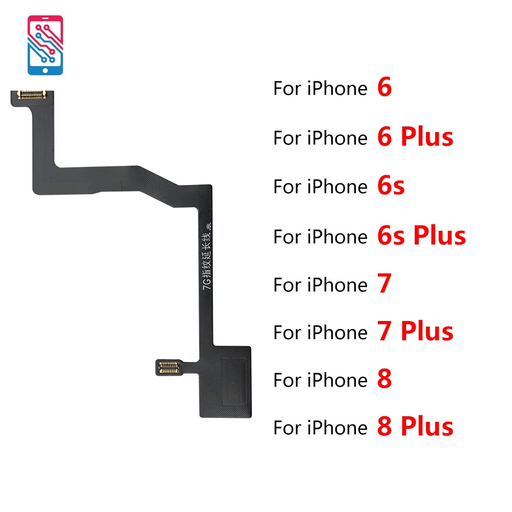 ใหม่ สายแพเชื่อมต่อเมนบอร์ด ปุ่มสแกนลายนิ้วมือ สําหรับ iPhone 6 6S 7 8 Plus Home Touch ID