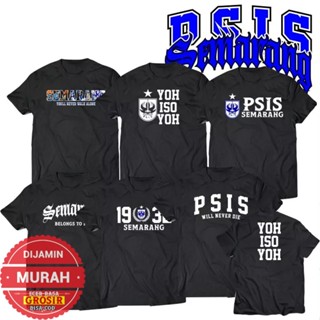 เสื้อยืดลําลอง พิมพ์ลายฟุตบอล Psis Semarang Pride สําหรับผู้ชาย และผู้หญิง [S-5XL]