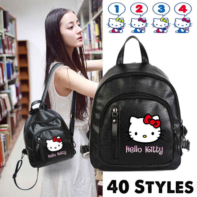 กระเป๋าเป้สะพายหลัง กระเป๋านักเรียน พิมพ์ลาย Hello Kitty น่ารัก เหมาะกับของขวัญ เครื่องเขียน สําหรับผู้หญิง