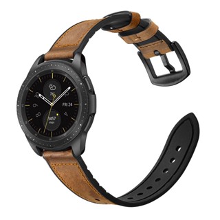 สายนาฬิกาข้อมือหนัง ซิลิโคน ปลดไว 20 มม. 22 มม. แบบเปลี่ยน สําหรับ Amazfit Samsung Smart Watch