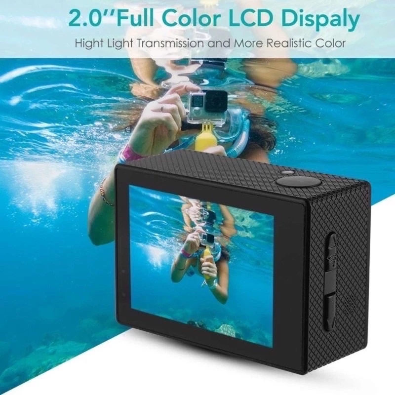 กล้องติดหมวก 4K Action Camera ติดแฮนด์จักรยาน มอเตอร์ไซค์ thumbnail 7