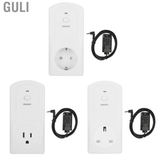 Guli Smart Plug Socket  Timing Function Temperature Humidity Switch Multi Compatible for Lighting Equipment Water Heaters