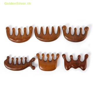 Goldensilver หวีนวดศีรษะเมอริเดียน ป้องกันไฟฟ้าสถิตย์ 1 ชิ้น