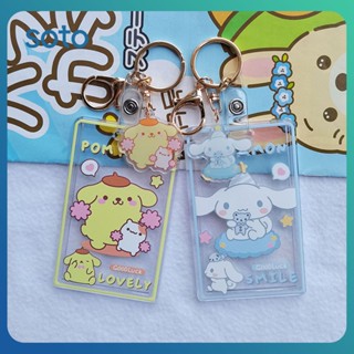 ♫ Sanrio Card Holder Pochacco Document Set Student Card Subway Bus Card Work Card Access Control Card Set Outdoor Decor