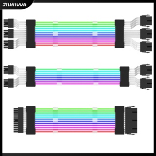 Jl- สายไฟเมนบอร์ดคอมพิวเตอร์ พาวเวอร์ซัพพลาย 5v 24pin 2x8pin 3x3pin