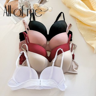 Allofme Push Up Bra สําหรับผู้หญิง ไร้รอยต่อ และ ไม่มีรอยต่อ ชุดชั้นใน วันพีช รวบรวม สายรัดแปลง บราเซียร์