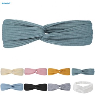 【HODRD】Male/Female Stretchable Turban Headband Solid Color Sports Yoga Hair Accessories【Fashion】