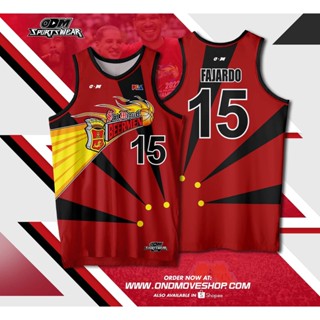 เสื้อกีฬาแขนสั้น ลายทีม San Miguel Beermen PBA