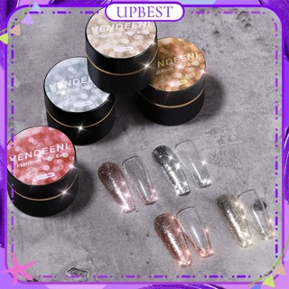 ♕ Vendeeni Platinum Nail Polish Gel Glitter Powder Glue Drawing Wire Super Flash Sequin Canned Phototherapy Glue Nail Art For Nail Shop 10g 4 Colors UPBEST