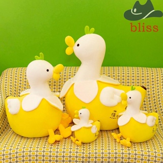 BLISS หมอนตุ๊กตานุ่ม รูปกล้วย เป็ดน่ารัก ของเล่นสําหรับเด็ก