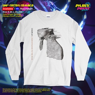 Partyprintstore เสื้อยืดแขนยาว พิมพ์ลายวง Coldplay Cold Play A Rush of Blood to the Head I 49 สําหรับผู้ชาย