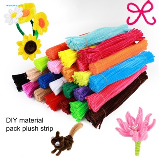 Angeyong ตุ๊กตาลูกตา Chenille Stems งอได้ หลากสีสัน สําหรับงานฝีมือ Diy โปรเจคเตอร์ และปฏิสัมพันธ์ระหว่างพ่อแม่ และลูก