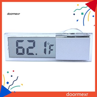 Doo เครื่องวัดอุณหภูมิ หน้าจอ LCD ดิจิทัล ขนาดเล็ก สําหรับบ้าน รถยนต์