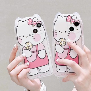 เคสโทรศัพท์มือถือ กันกระแทก ลายการ์ตูนเฮลโลคิตตีน่ารัก สําหรับ iPhone 14pro 13 12 11