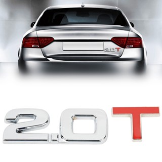 สติกเกอร์โลหะ ลายตัวอักษร 2.0T สําหรับติดตกแต่งรถยนต์ VW Ford ☆Westyletin