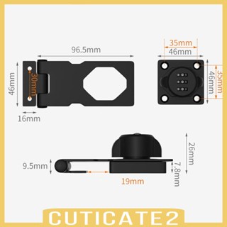 [Cuticate2] อุปกรณ์ล็อคลิ้นชัก ประตู แบบใส่รหัสผ่าน ขนาดเล็ก สําหรับสวน โรงนา สํานักงาน ห้องน้ํา ประตูบานเลื่อน