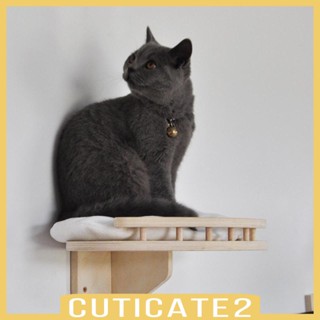 [Cuticate2] Cat Window Perch Cat Resting Shelf Durable Wooden for Dog Kitten Accessories