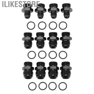 Ilikestore ORB Flare Adapter  O Ring Boss Male Fitting 4Pcs Rustproof Rugged for Fuel Pressure Regulator