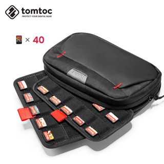 tomtoc Switch card with storage bag Arccos series game card storage large capacity accessory bag NS peripheral accessories stone Black