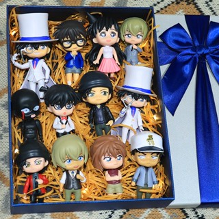 ของเล่นฟิกเกอร์นักสืบโคนัน Kudo Shinichi Kaito Kidd Xiaolan เวอร์ชั่น Q ครบชุด ของขวัญสําหรับเด็ก