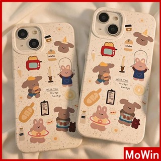 Mowin - เข้ากันได้สำหรับ เคสไอโฟน เคสไอโฟน11 เคส iphone 11เคสโทรศัพท์เป็นมิตรกับสิ่งแวดล้อมเคสย่อยสลายได้นุ่มกันกระแทกป้องกันการ์ตูนน่ารักกระต่ายภาษาอังกฤษเข้ากันได้กับ iPhone 13 Pro max 12 Pro Max 11 xr xs max 7 8