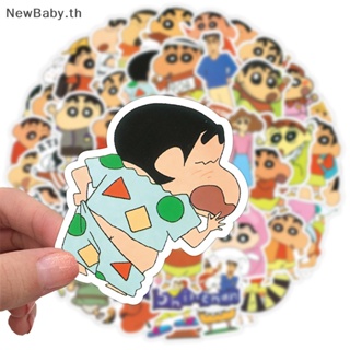 Newbaby สติกเกอร์ ลายการ์ตูนชินจัง กันน้ํา สําหรับตกแต่งรถยนต์ กระเป๋าเดินทาง กีตาร์ แล็ปท็อป โทรศัพท์ โน้ตบุ๊ก DIY