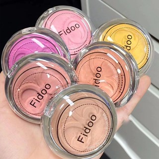 Fidoo บลัชออนแต่งหน้า เนื้อแมตต์ สีนู้ด ติดทนนาน