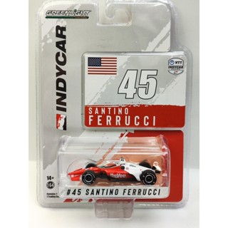 พร้อมส่ง ไฟสีเขียว 1: 64 2021 NTT Indy Racing Series #45 Santino Ferrucci