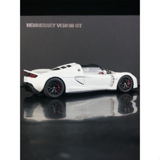 พร้อมส่ง โมเดลรถยนต์ อัลลอย Venom GT 1: 18 สีขาว