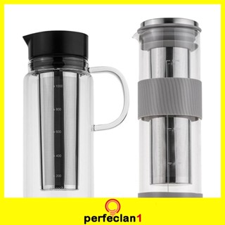 [Perfeclan1] เครื่องชงกาแฟเย็น เหยือกชงชาเย็น พร้อมตัวกรองสเตนเลส กันรั่ว สําหรับชงชา