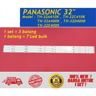 ไฟแบ็คไลท์ทีวี LED TH-32C410 TH-32C410K TH-32E400 TH-32E400K TH-32A400 TH-32A400K TH-32A410K Panasonic 32 นิ้ว