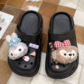 การ์ตูนดิสนีย์ หมี Jibbitz สําหรับ Crocs ชุดโบว์ ดอกไม้ Jibbits โซ่ Stella Lou Jibits Crocks สําหรับเด็ก รองเท้า อุปกรณ์เสริม ไอศกรีม รองเท้า จี้ หมุด ตกแต่ง