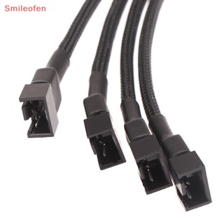 [Smileofen] สายเคเบิลอะแดปเตอร์แยกพัดลม 4pin 1 เป็น 1 2 3 4 สําหรับคอมพิวเตอร์ CPU PC 1 ชิ้น