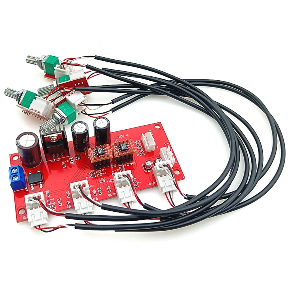 Pcbfun Ad828 บอร์ดขยายเสียงสเตอริโอ Hifi ควบคุมระดับเสียง