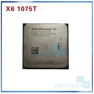 ซ็อกเก็ตโปรเซสเซอร์ CPU AMD Phenom X6 1075T X6-1075T 3.0GHz HDT75TFBK6DGR 125W AM3 938pin